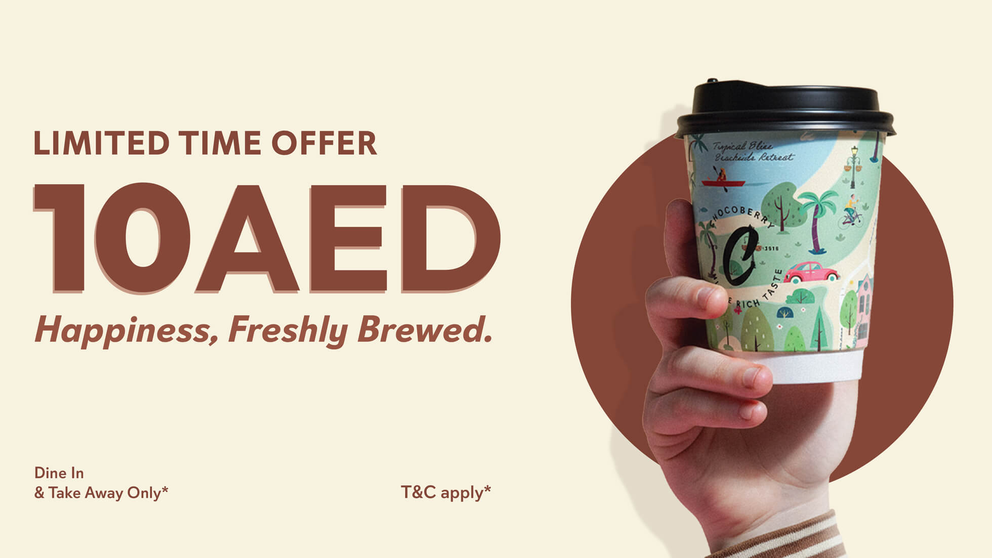 Happiness, Freshly Brewed: Enjoy Your Favorite Coffee for Just 10 AED